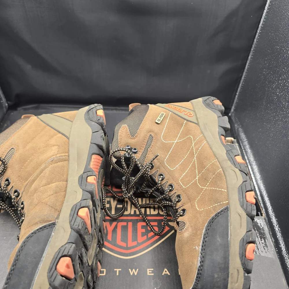 Men's Brown and Black‎ Hiking Boots